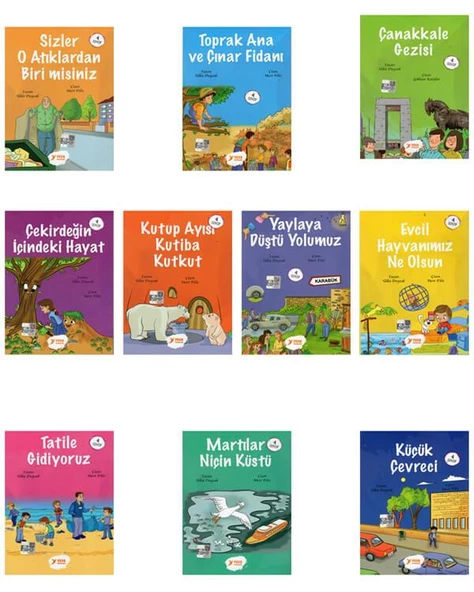 4. Sınıf Öykülerle Doğa ve Çevre Kitap Seti Yuva Yayınları
