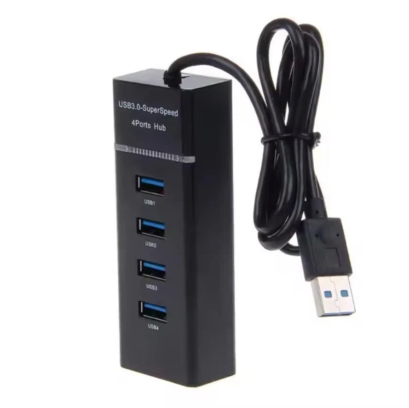 NOROSTECH Usb Girişli 4 Portlu Usb Çoklayıcı Usb Çoğaltıcı Usb Hub Usb 3.0 Laptop Notebook Desktop Pc Uyumlu - 4
