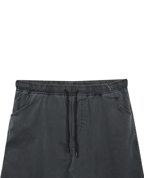 Erkek Büyük Beden 100 Kilo-180 Kilo Arası İçin Uygun Bağcıklı Likralı Boru Paça Kot Pantolon - 10