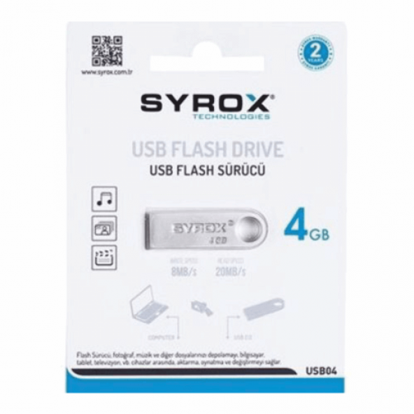 Syrox 4GB Led Tabela Usb Flash Bellek