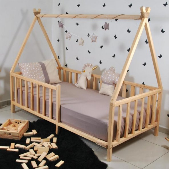 Markaawm Montessori Çocuk Yatak Çadır Karyola