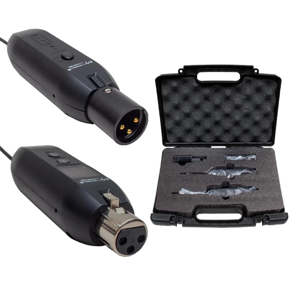 MAGICVOICE MV-19588 UHF KABLOLU MİK İ KABLOSUZ A ÇEVİRİCİ SET(XRL Lİ) (4172) - 2