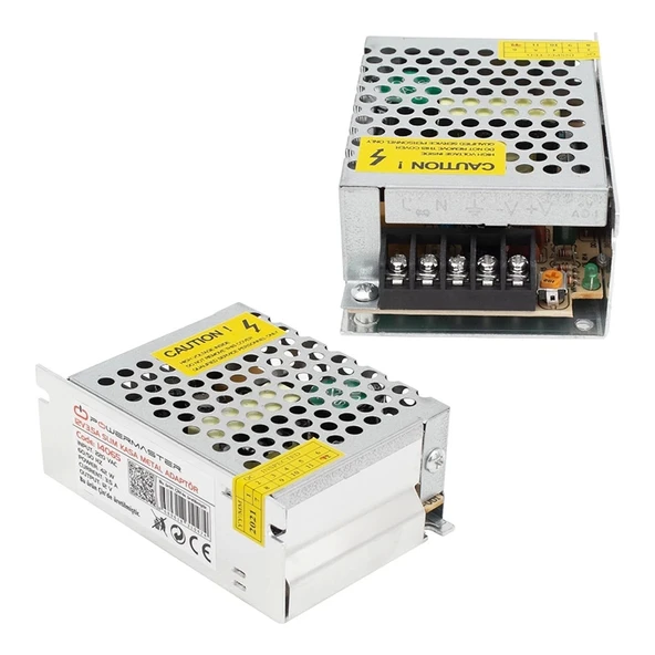 12 VOLT - 3.5 AMPER - 42 WATT METAL KASA ADAPTÖR (4172) - 2