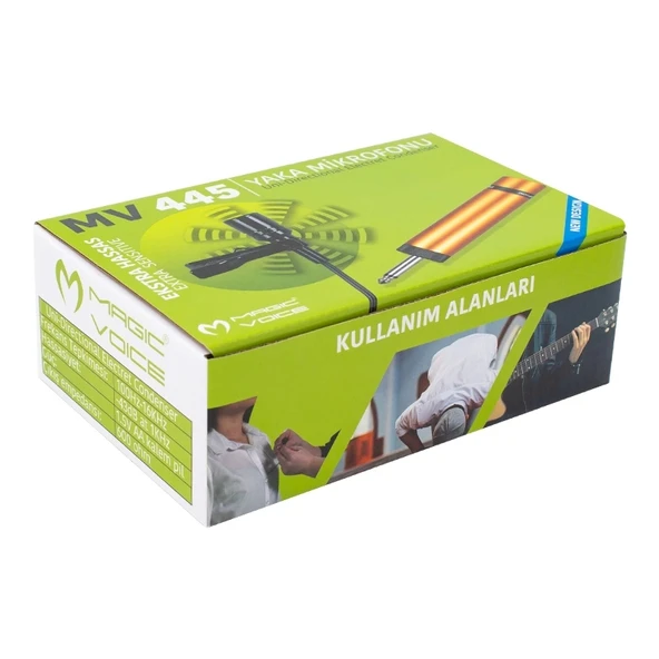 MAGICVOICE MV-445 600 OHM 5 METRE KABLOLU ÇANTALI YAKA MİKROFONU (4172) - 3