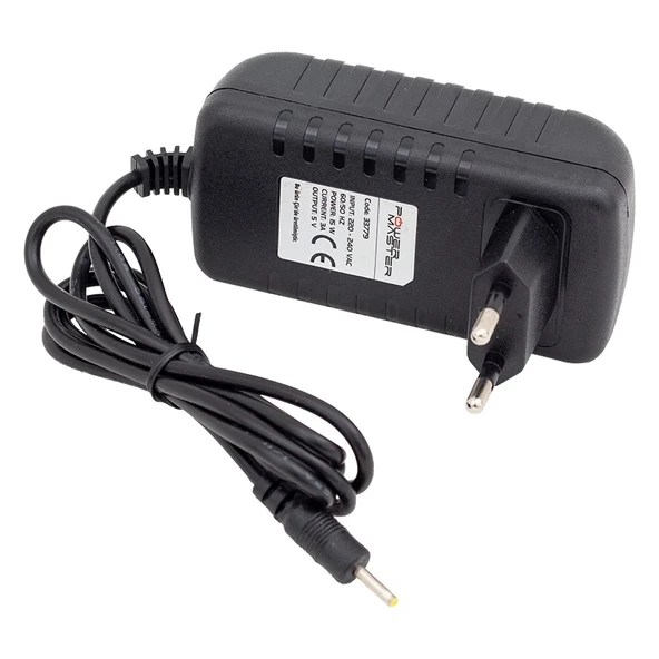 5 VOLT - 3 AMPER PLASTİK KASA PRİZ TİPİ ADAPTÖR 2.5*0.7 (4172) - 2