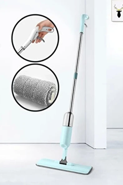 Sprey Mop Temizlik Seti  1 Yedek Mop Bez (4172) - 3