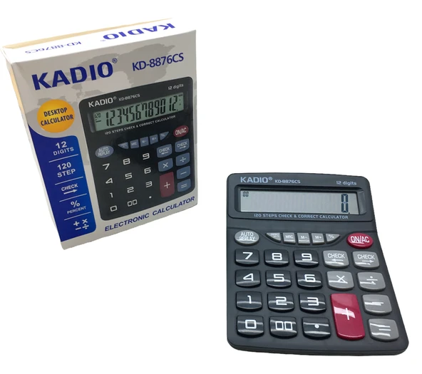 12 HANELİ HESAP MAKİNESİ KD-8876CS (4172)