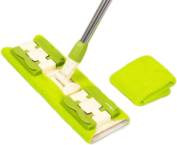 Sihirli Spin Mop Teleskopik Çok Amaçlı Mop +1 Bez Hediyeli - Mor (4172) - 4
