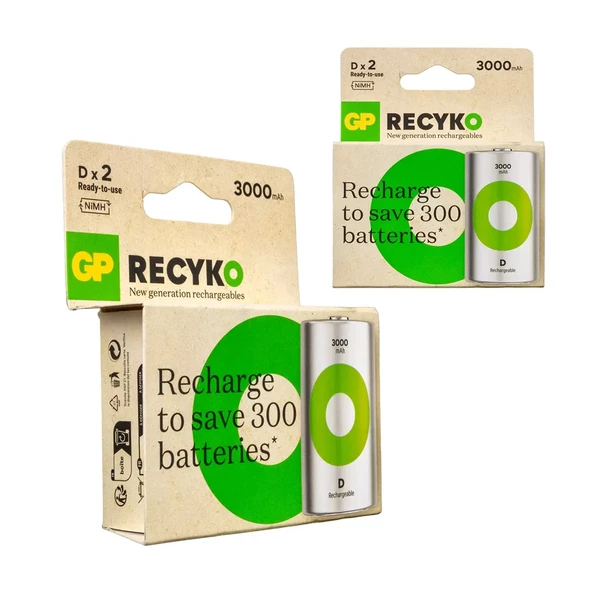 GP RECYKO 650 MAH R03 AAA ŞARJLI 4LÜ İNCE KALEM PİL GP65AAAHCER21-2TLB2 (4172)