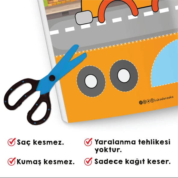 Kes Yapıştır - Makaslı Kitap Seti (Makas Hediyeli) - 4