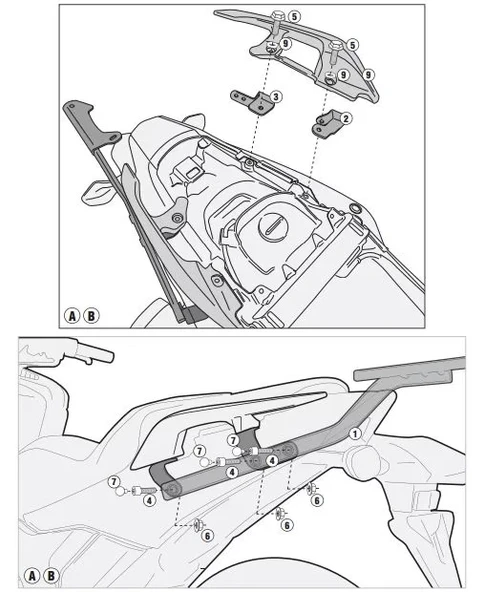GIVI1127FZHONDAINTEGRA750(14-15)ARKAÇANTATAŞIYICI - Resim 3