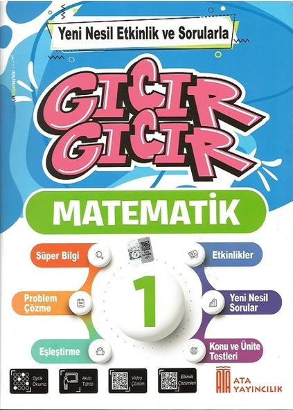 Ata 1.Sınıf 2.Dönem Seti ( Gıcır Türkçe- Matematik-Çıtır Çıtır Soru Bankası-Kodlama) - 5