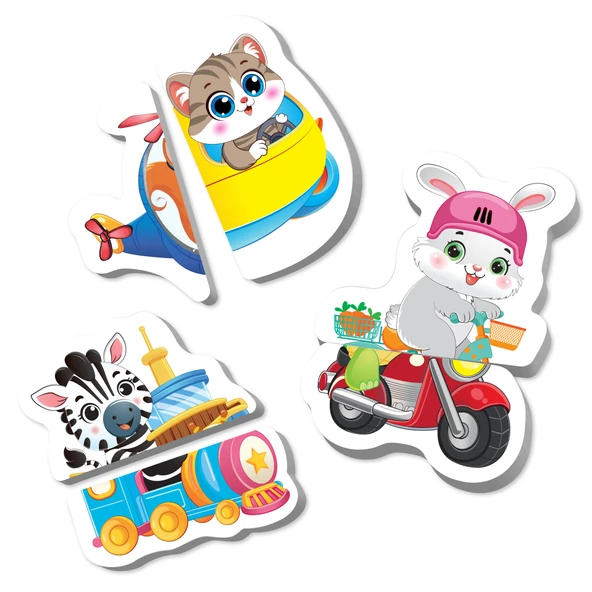 12-36 Ay İlk Magnet Puzzle - Taşıtlar - 2