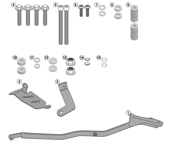 GIVI2118FZYAMAHAMT-07(14-17)ARKAÇANTATAŞIYICI - Resim 8