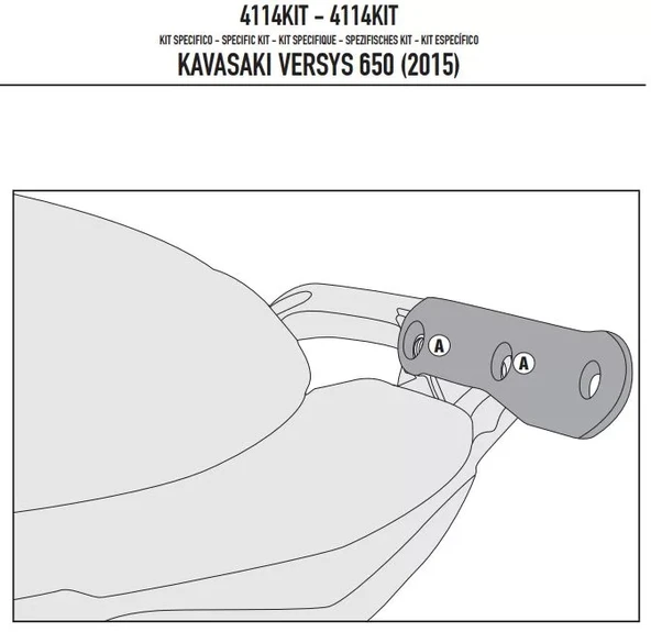 GIVI4114KITKAWASAKIVERSYS650(15-24)YANÇANTATAŞIYICIBAĞLANTIKITI - 2