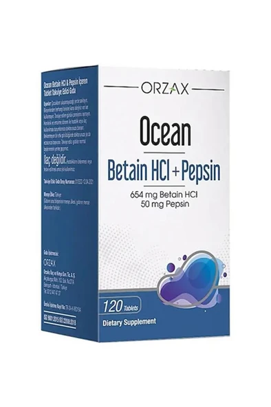 Ocean Betain HCI + Pepsin 120 Tablet