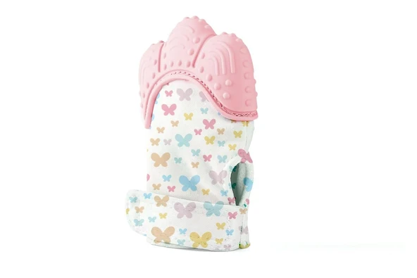 BabyJem Diş Kaşıyıcı Eldiven 526 Pembe - Resim 3