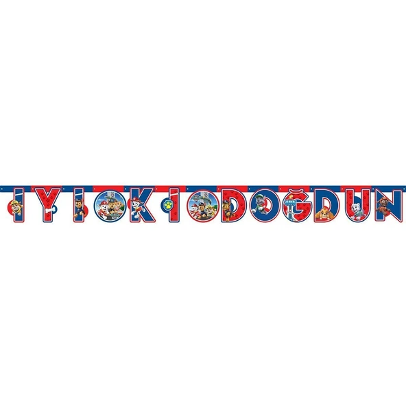 Balonevi LNP0947 Paw Patrol Refresh, Iyi Ki Doğdun Set 2,30 mt