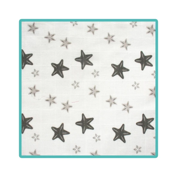 Sevi Bebe Organik Müslin Mendil 30x30 (6 Adet) ART-305 Asorti - Resim 5