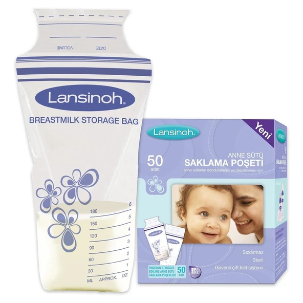Lansinoh Anne Sütü Saklama Poşeti 50 Adet - 2