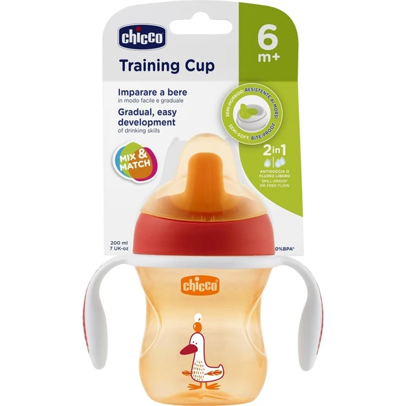 Chicco Yarı Yumuşak Uçlu Alıştırma Bardağı 6+ Ay - 5