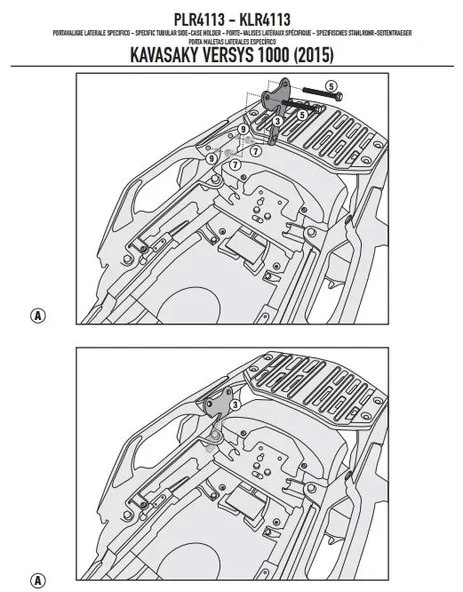GIVIPLR4113KAWASAKIVERSYS1000(15-16)YANÇANTATAŞIYICI - Resim 5