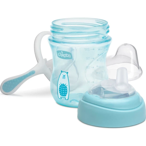 Chicco Yumuşak Uçlu Geçiş Bardağı Erkek 4+ Ay - 9