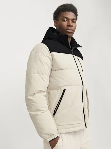 Jack Jones Erkek Bej Puffer Mont 12258416BJ - 6