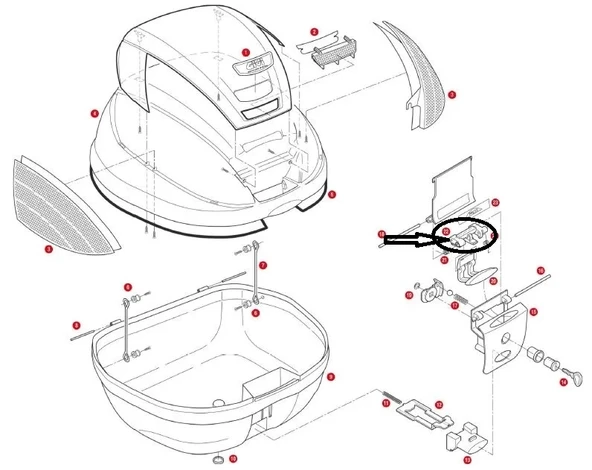 GIVIZ643NRÇANTAKİLİTPARÇASITRK33-V46-E370 ürün görseli