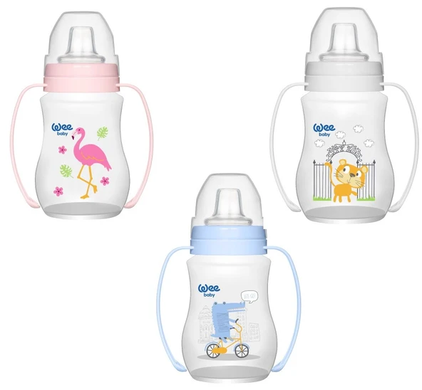 Wee Baby Akıtmaz Kulplu PP Antikolik Bardak 250 ML 754 - 3