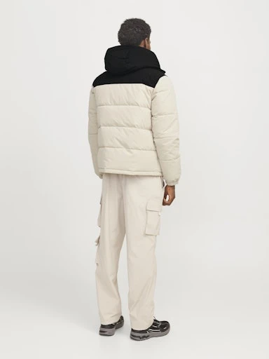 Jack Jones Erkek Bej Puffer Mont 12258416BJ - 3