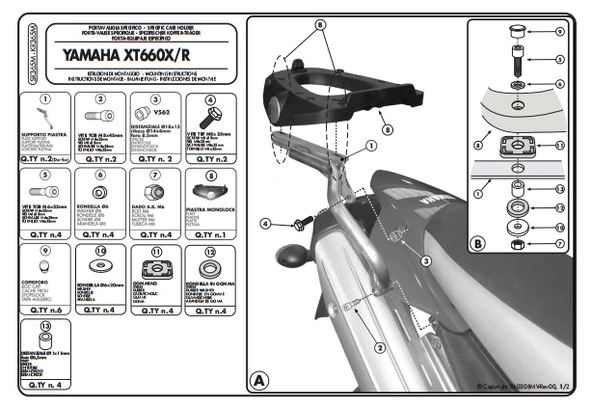 KAPPAKR365MYAMAHAXT660R-X(07-16)ARKAÇANTATAŞIYICI - Resim 3