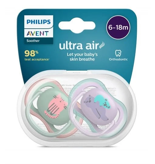 Avent Ultra Air Emzik 6-18 Ay 2li Kız