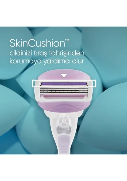 Gillette Venus Comfort Glide Breeze Tıraş Makinesi + 2 Adet Yedek Başlık - 4