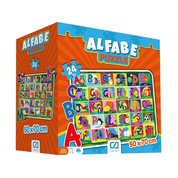 Games Alfabe Puzzle 24 Parça - Resim 2