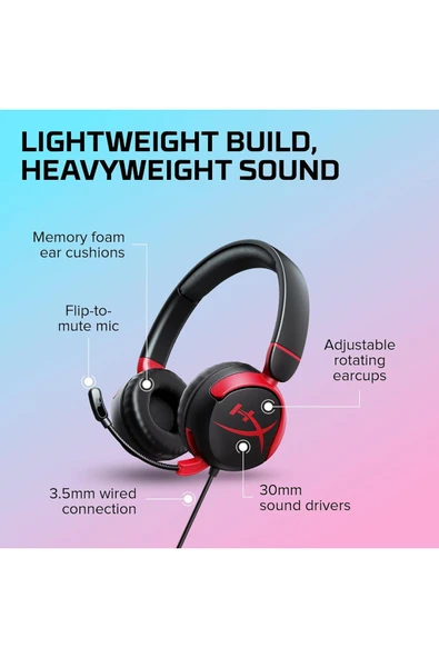 HyperX  Cloud Mini - Oyun Kulaklığı Siyah - 8