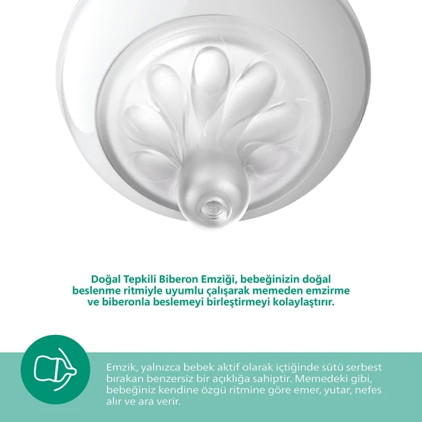 Avent Doğal Tepkili Natural Response Cam Biberon 240ml 1+ Ay - 4