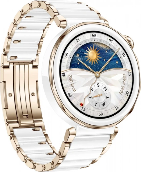 Huawei Watch GT 5 Pro 42mm Seramik Beyaz Akıllı Saat