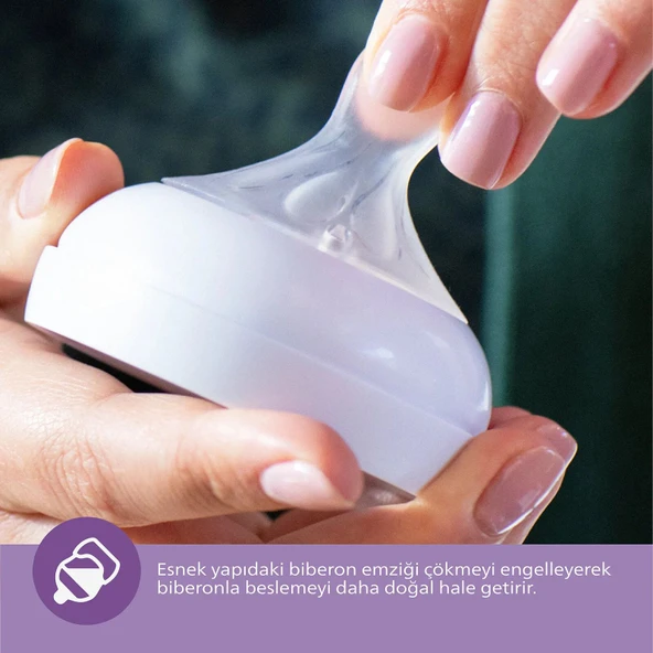 Avent Doğal Tepkili Natural Response 2li Biberon Emziği 2No 0+ Ay - 10