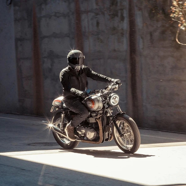 NEXX X.G100R RUMBLE GRİ-SİYAH KASK - Resim 5