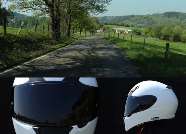 SHOEI CW-1PNHT KASK CAMI SİYAH-BEYAZ (X-SPIRIT II-XR-1100-QWEST) - Resim 2