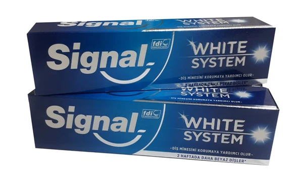 Signal White System Diş Macunu 75 ml x 3 adet - 2