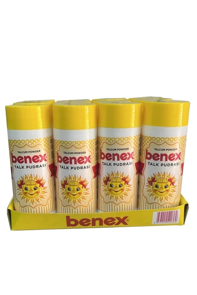 Benex Gül Kokulu Serpme Talk Pudrası 75 Gr 12 Adet