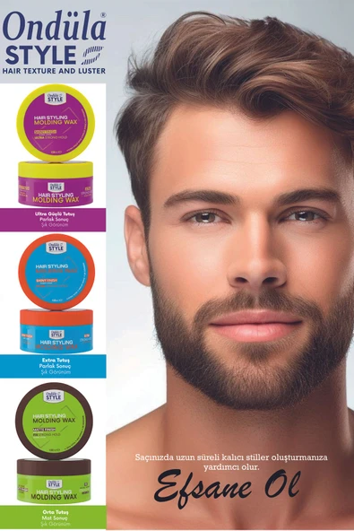 Ondüla Style Shiny Fınısh Wax Extra Strong Hold Saç Şekillendirici 150 ml - 2