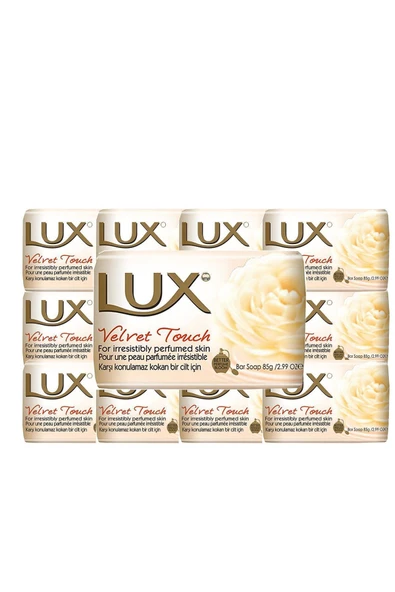 10 Adet Lüx Sabun Sarı 80 Gr. Velvet Touch