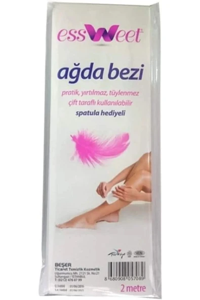 Essweet Ağda Bezi 2 Mt Spatula x 6 paket