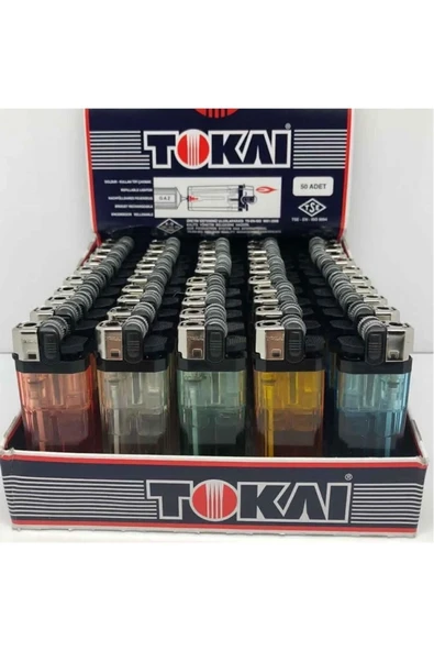 Tokai Orjinal Çakmak Taşlı Doldur Kullan 50 Adet