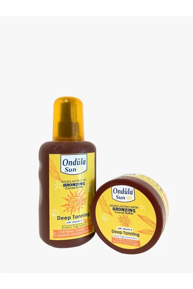 Ondüla Sun Yoğun Bronzlaştırıcı Yağ 200 ml Kakao Yağı - 2
