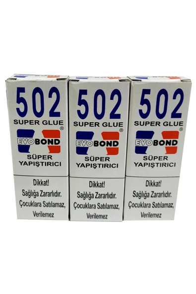 EvoBond 502 Japon Yapıştırıcı (3 Adet) - 3