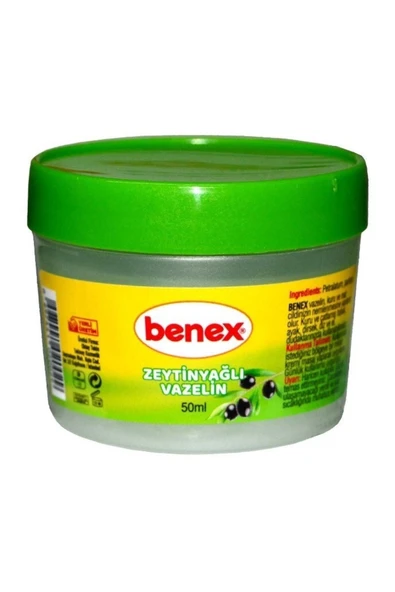 Benex Vazelin 50 ml Zeytinyağlı 12'li Paket